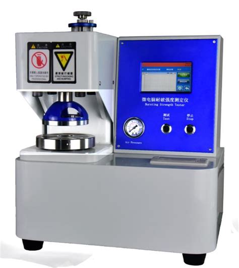 manufacturer of mullen burst strength tester|corrugated bursting strength chart.